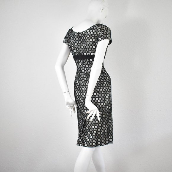 Wow! 50s-60s Vintage Johnnye Jr Dress Size 11 - Picture 4 of 12